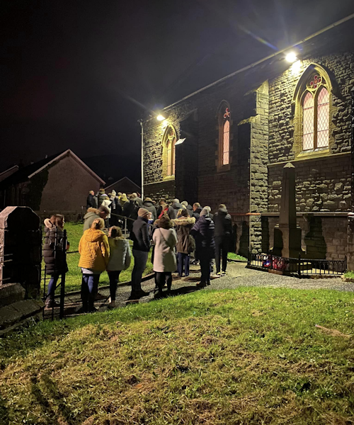 IMage: Gelligaled Park CAG Community Carol Concert St. Stephen's Church, Ystrad Rhondda.